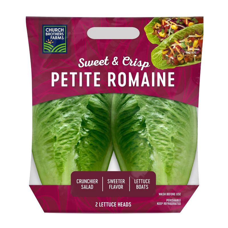 slide 1 of 2, Petite Romaine Lettuce Heads - 2ct, 2 ct