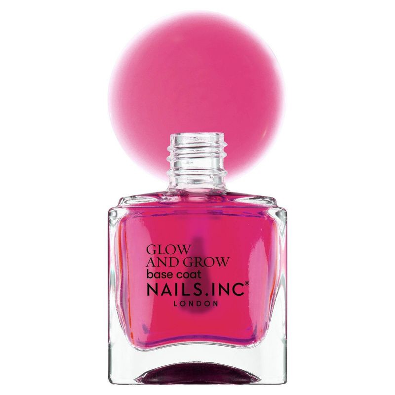 slide 2 of 6, Nails Inc. Pink Glow Base Coat Nail Polish - Sienna - 14ml, 14 ml