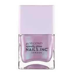 Nails Inc. 45 Second Speedy Gloss Quick Drying Shimmer Nail Polish - Lana - 0.47 fl oz
