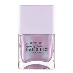 Nails Inc. 45 Second Speedy Gloss Quick Drying Shimmer Nail Polish - Lana - 0.47 fl oz