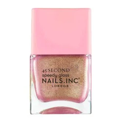 Nails Inc. 45 Second Speedy Gloss Quick Drying Shimmer Nail Polish - Ruby - 0.47 fl oz