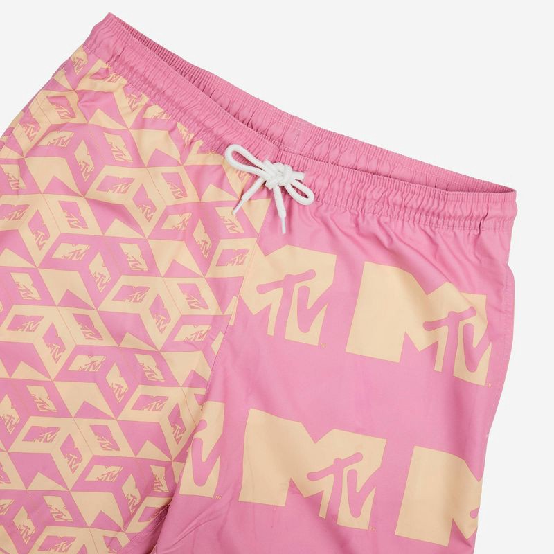 slide 2 of 4, Men's 7" MTV Swim Shorts - S, 1 ct