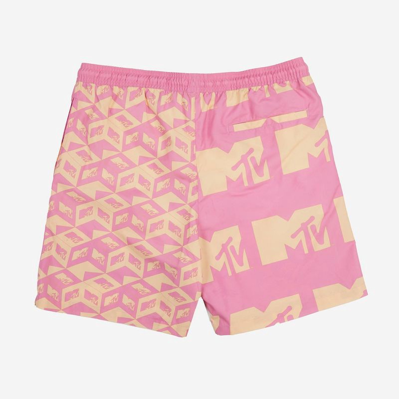 slide 3 of 4, Men's 7" MTV Swim Shorts - S, 1 ct