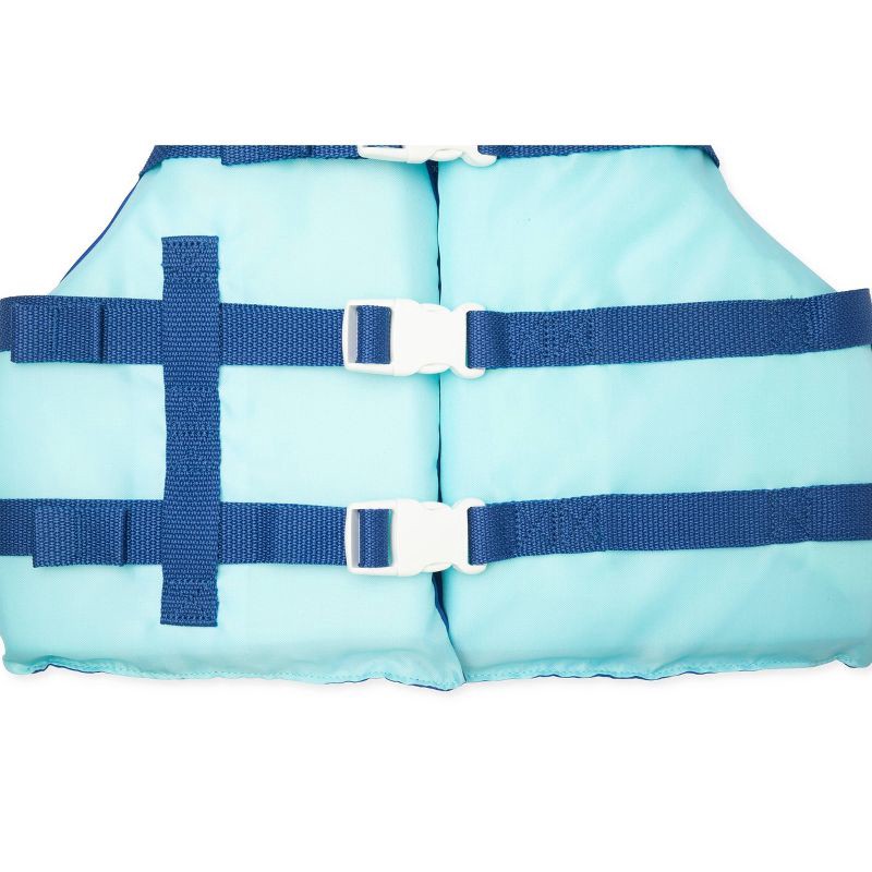 slide 3 of 3, Speedo Junior Basic Life Vest - Blue: Youth Swimming Safety Jacket, 55-88 Pounds, 55 ct; 88 lb