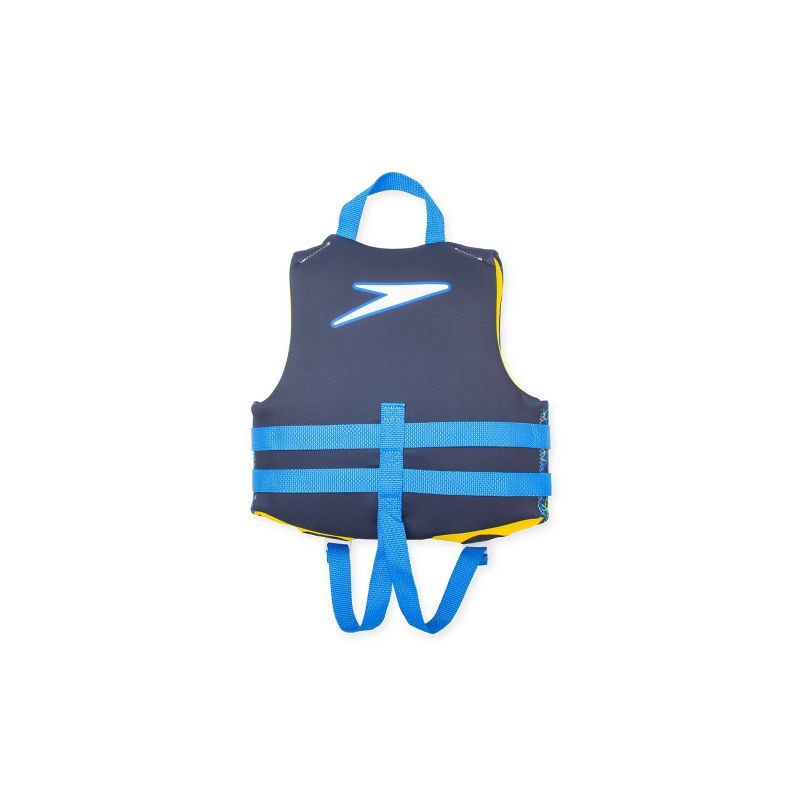 slide 2 of 4, Speedo Kids' PFD Life Jacket Vest - Sunshine Yellow Shaka Tee: Youth Size, Zipper & Buckle Closure, 1 ct