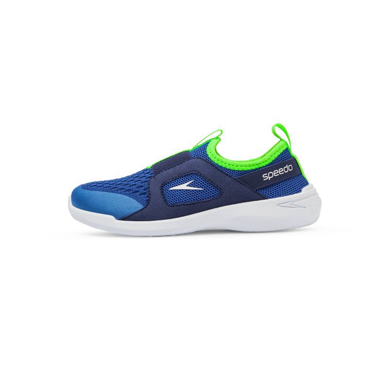 slide 2 of 6, Speedo Junior Pull On Water Shoes - Blue S: Non-Marking Sole, Breathable Upper, 1 ct