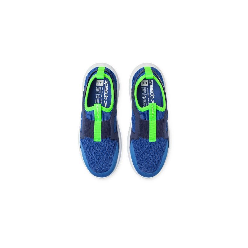 slide 3 of 6, Speedo Junior Pull On Water Shoes - Blue S: Non-Marking Sole, Breathable Upper, 1 ct