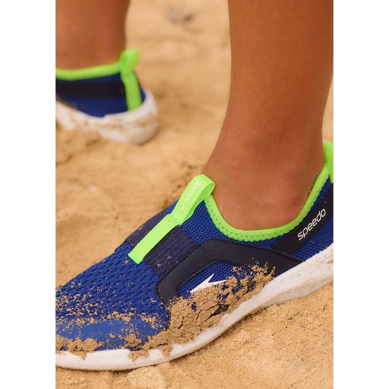 slide 6 of 6, Speedo Junior Pull On Water Shoes - Blue S: Non-Marking Sole, Breathable Upper, 1 ct