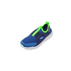 Speedo Junior Pull On Water Shoes - Blue S: Non-Marking Sole, Breathable Upper