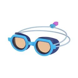 Speedo Kids' Sunny Vibes Swim Goggles - Blue: Flexible Construction, Anti-Fog Lens