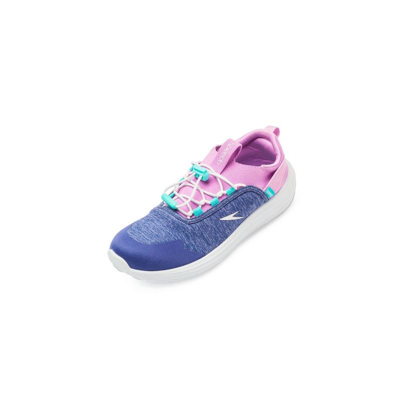 slide 1 of 6, Speedo Adult Women's WaterTrek Water Shoes - Navy/Purple L, 1 ct