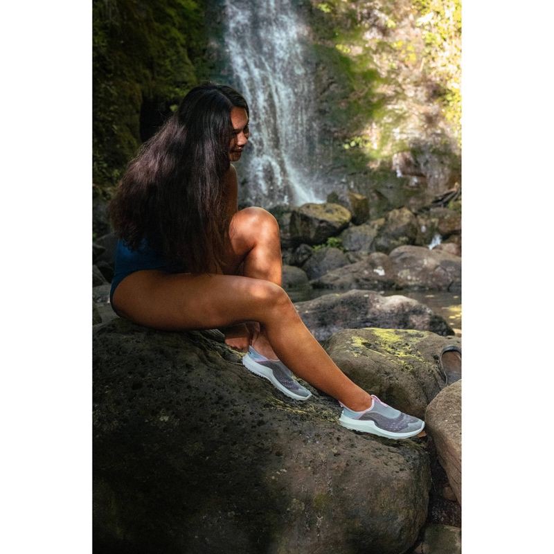 slide 6 of 6, Speedo Adult Women's Pull On Water Shoes - Light Blue S: Breathable, Non-Slip Swim Footwear, 1 ct