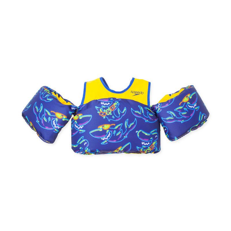 slide 1 of 4, Speedo Splash Jammer - Blue/Yellow, 1 ct