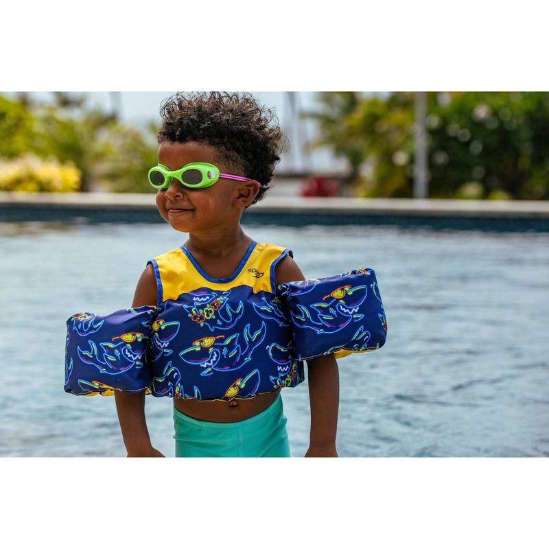 slide 4 of 4, Speedo Splash Jammer - Blue/Yellow, 1 ct