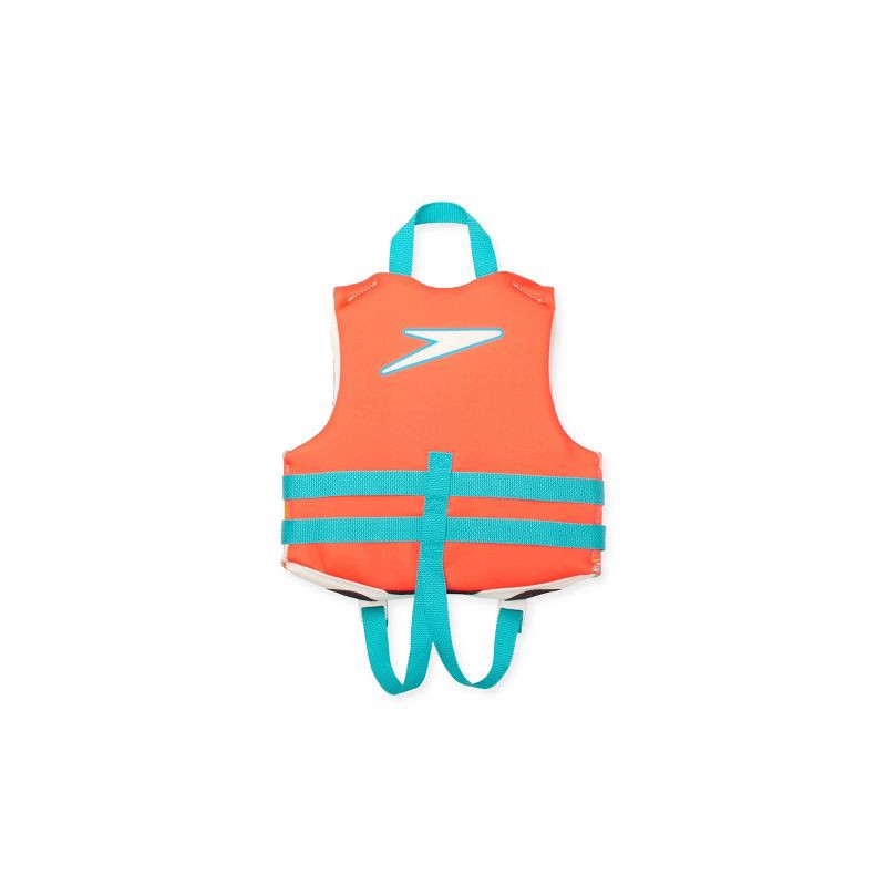 slide 2 of 4, Speedo Kids' Life Jacket Vest - Coral/Teal, 1 ct