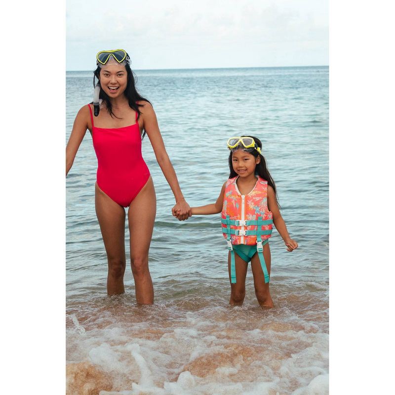 slide 4 of 4, Speedo Kids' Life Jacket Vest - Coral/Teal, 1 ct