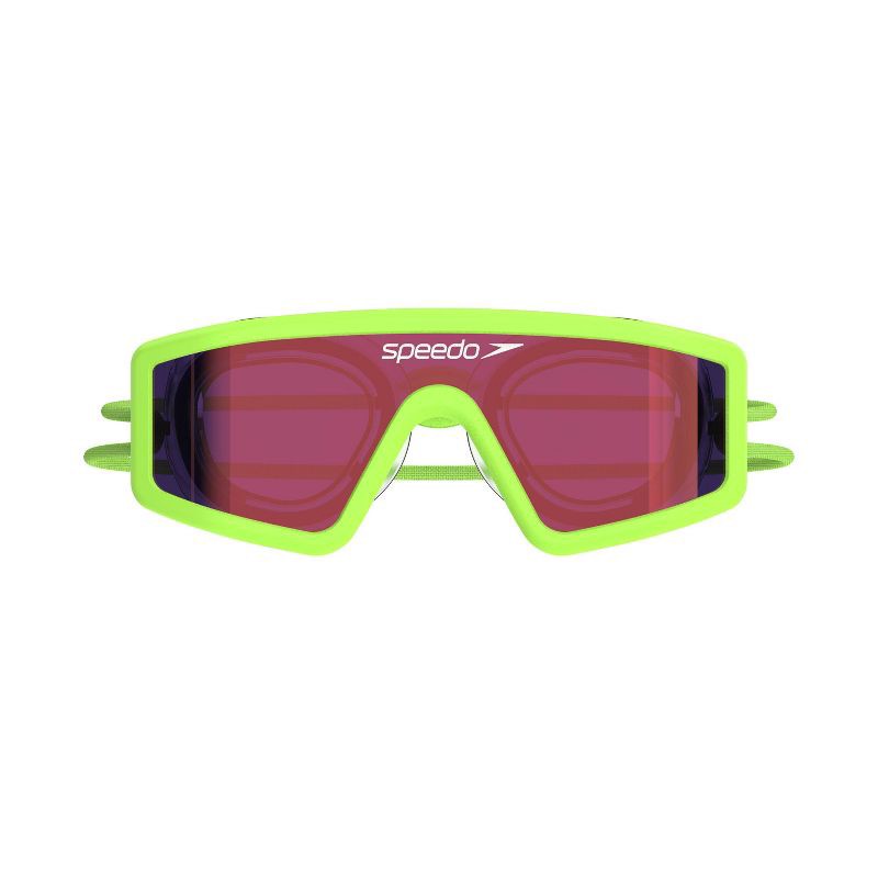 slide 2 of 5, Speedo Kids' Sunny Vibes Vizor Roy - Lime Green: Swim Goggles for Ages 3-6, 1 ct
