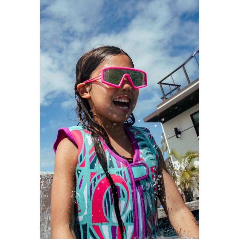 slide 5 of 5, Speedo Kids' Sunny Vibes Vizor Roy - Pink, 1 ct