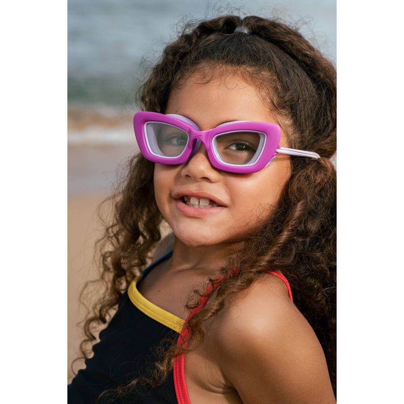 slide 5 of 5, Speedo Kids' Sunny Vibes Swim Goggles - Purple: Age 3-6, Polycarbonate, Swim Gear, 1 ct
