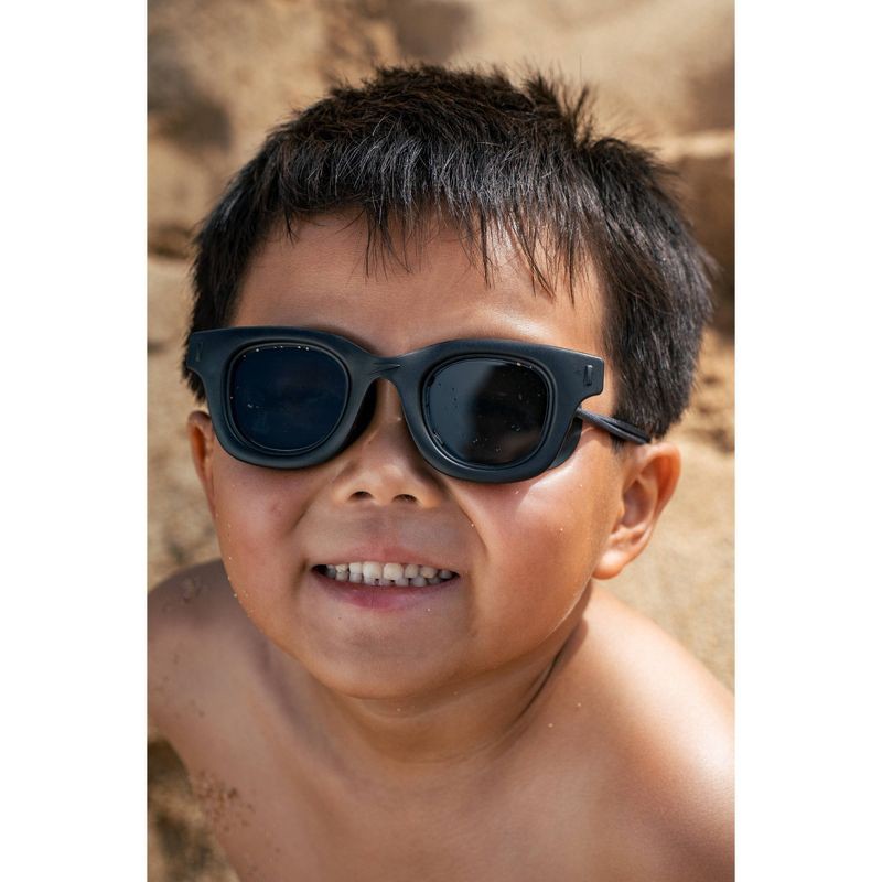 slide 5 of 5, Speedo Kids' Sunny Vibes Swim Goggles - Black: Anti-Fog, Adjustable Strap, Ages 3-6, 1 ct