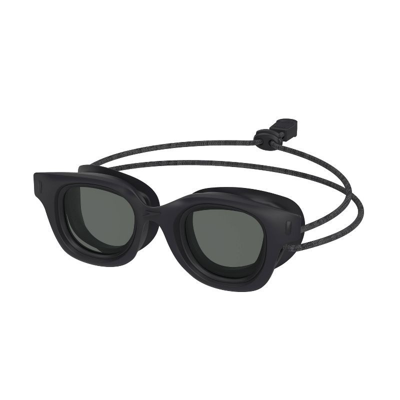 slide 1 of 5, Speedo Kids' Sunny Vibes Swim Goggles - Black: Anti-Fog, Adjustable Strap, Ages 3-6, 1 ct