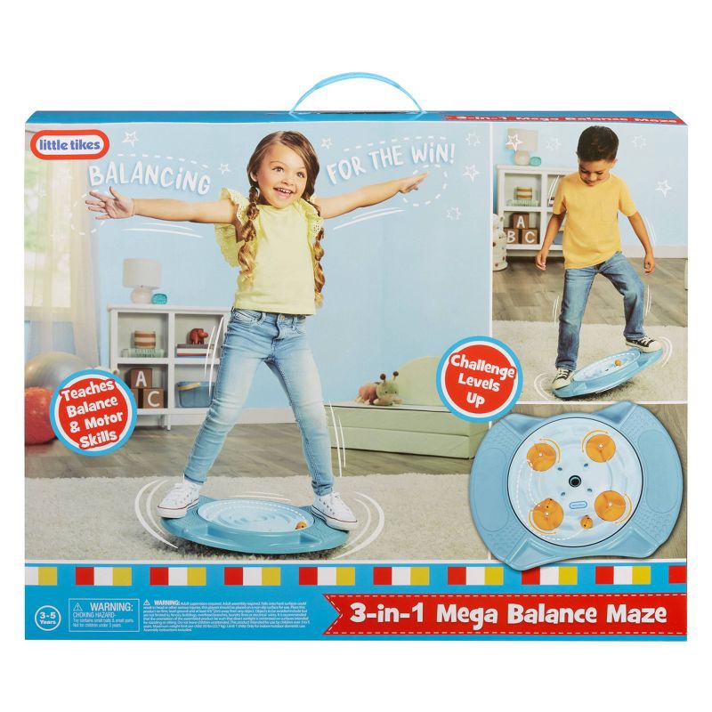 slide 1 of 6, Little Tikes 3-in-1 Mega Balance Maze Board, 1 ct