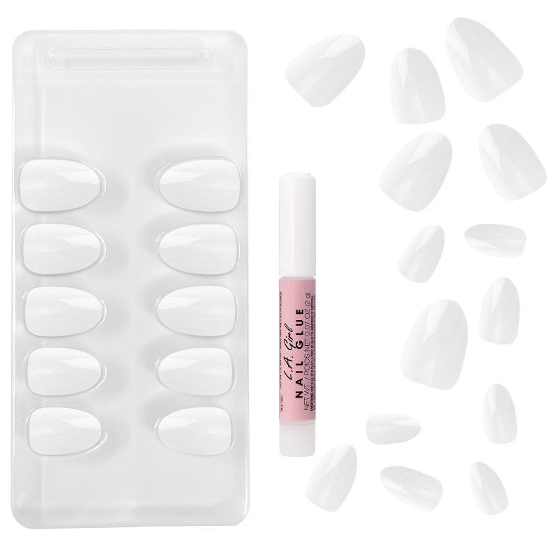 slide 3 of 9, L.A. Girl Oh So Jelly Fake Nail Tips - Cutie Mochi - 25ct, 25 ct