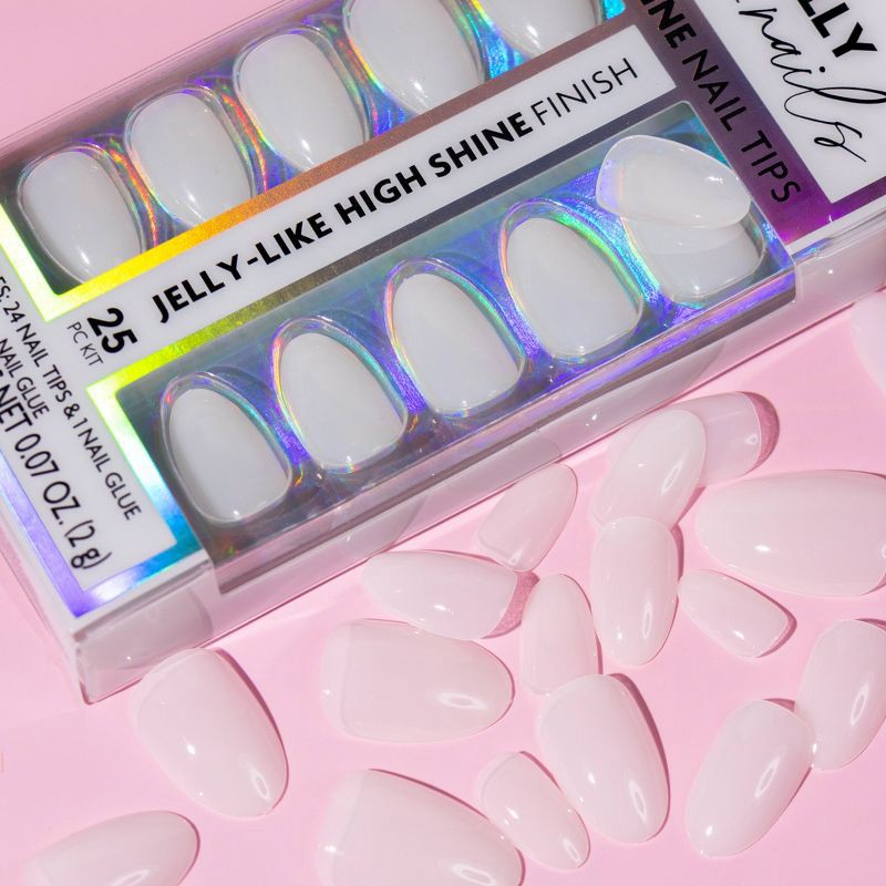 slide 8 of 9, L.A. Girl Oh So Jelly Fake Nail Tips - Cutie Mochi - 25ct, 25 ct