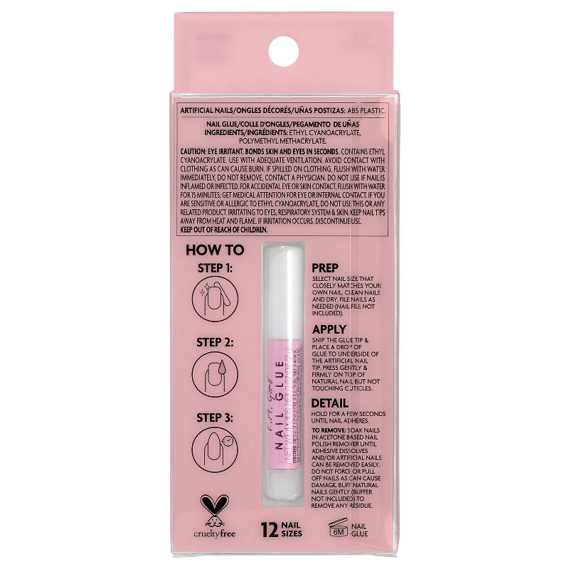 slide 2 of 8, L.A. Girl Oh So Jelly Fake Nail Tips - Lovely & Bubbly - 25ct, 25 ct