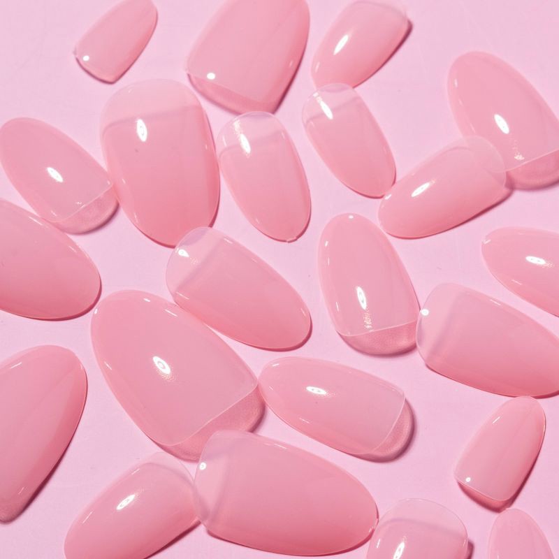 slide 8 of 8, L.A. Girl Oh So Jelly Fake Nail Tips - Lovely & Bubbly - 25ct, 25 ct