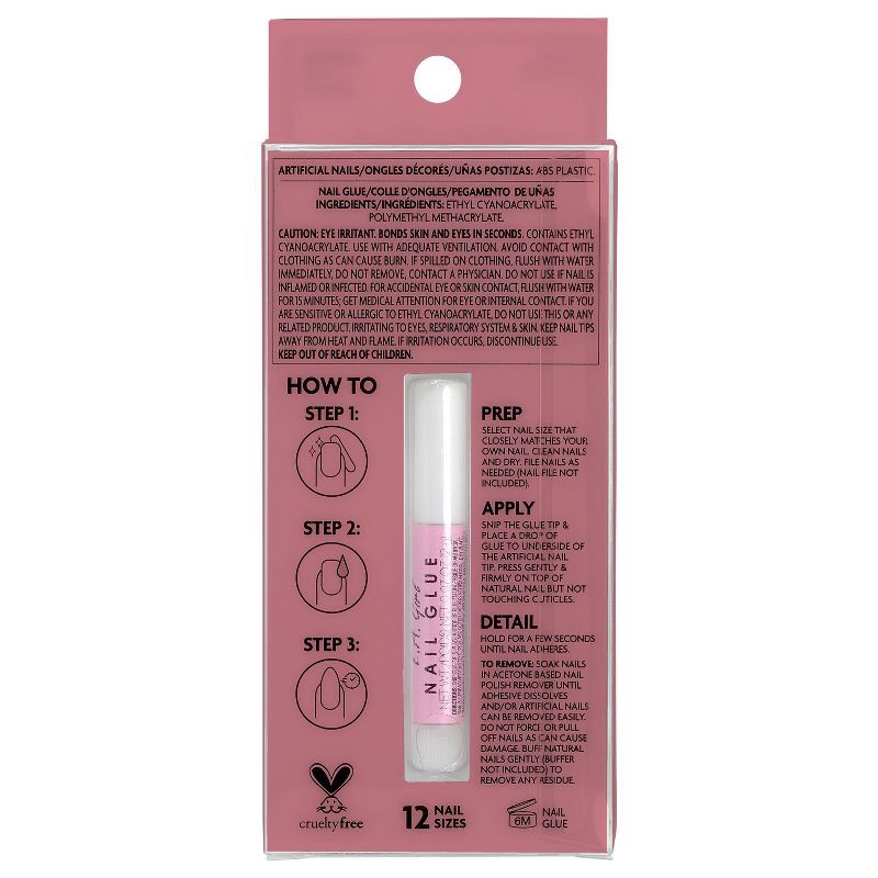 slide 2 of 8, L.A. Girl Oh So Jelly Fake Nail Tips - Love you a Latte - 25ct, 25 ct