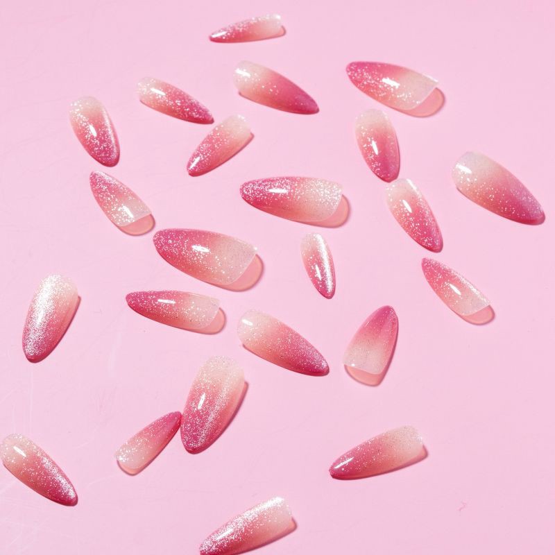 slide 8 of 8, L.A. Girl Luxe Shine Nails Fave - Ombre French Tip - 28ct, 28 ct