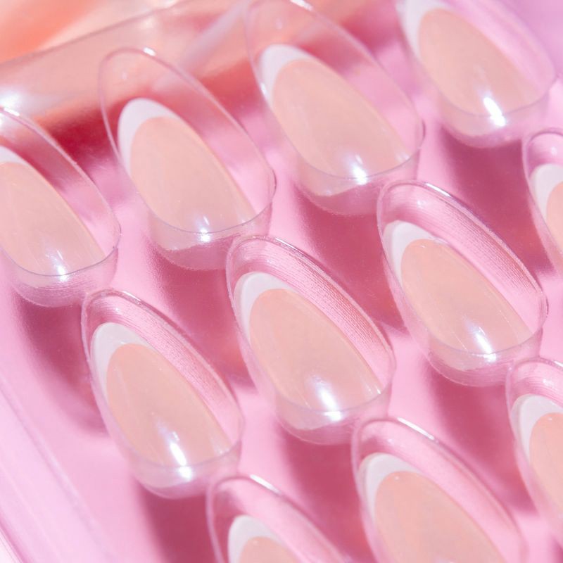 slide 8 of 9, L.A. Girl Luxe Shine Nails Fave - Mirror French Tip - 28ct, 28 ct