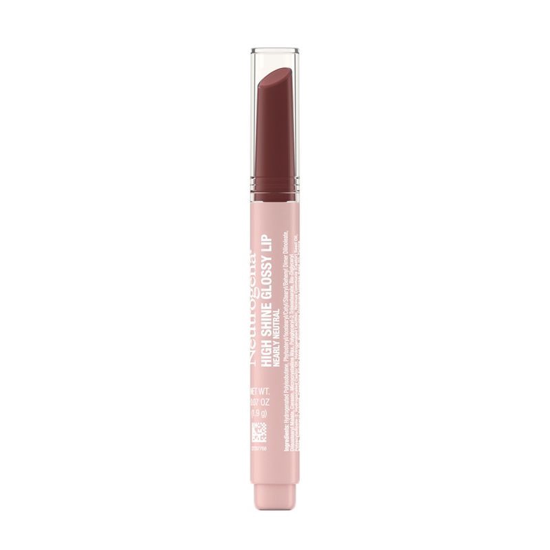 slide 6 of 8, Neutrogena High Shine Glossy Lip Balm - Nearly Neutral - 0.07oz, 0.07 oz