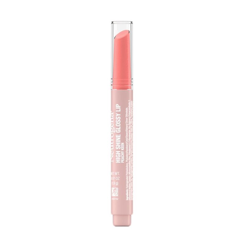 slide 5 of 7, Neutrogena High Shine Glossy Lip Balm - Peachy Keen - 0.07oz, 0.07 oz