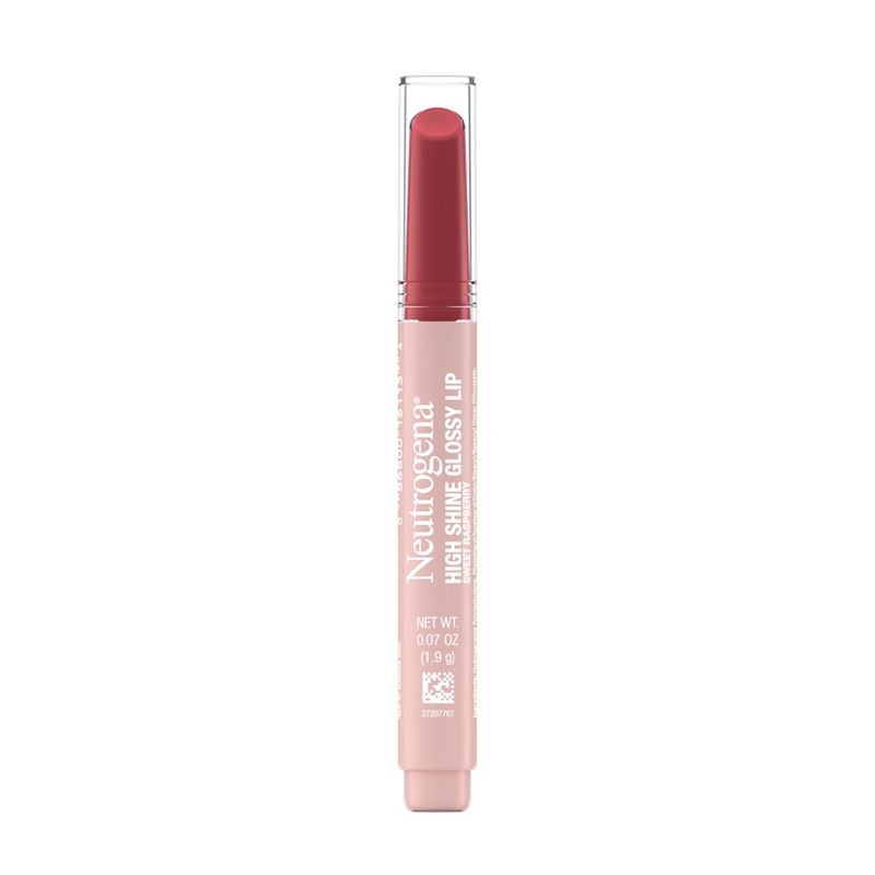 slide 1 of 8, Neutrogena High Shine Glossy Lip Balm - Sweet Raspberry - 0.07oz, 0.07 oz