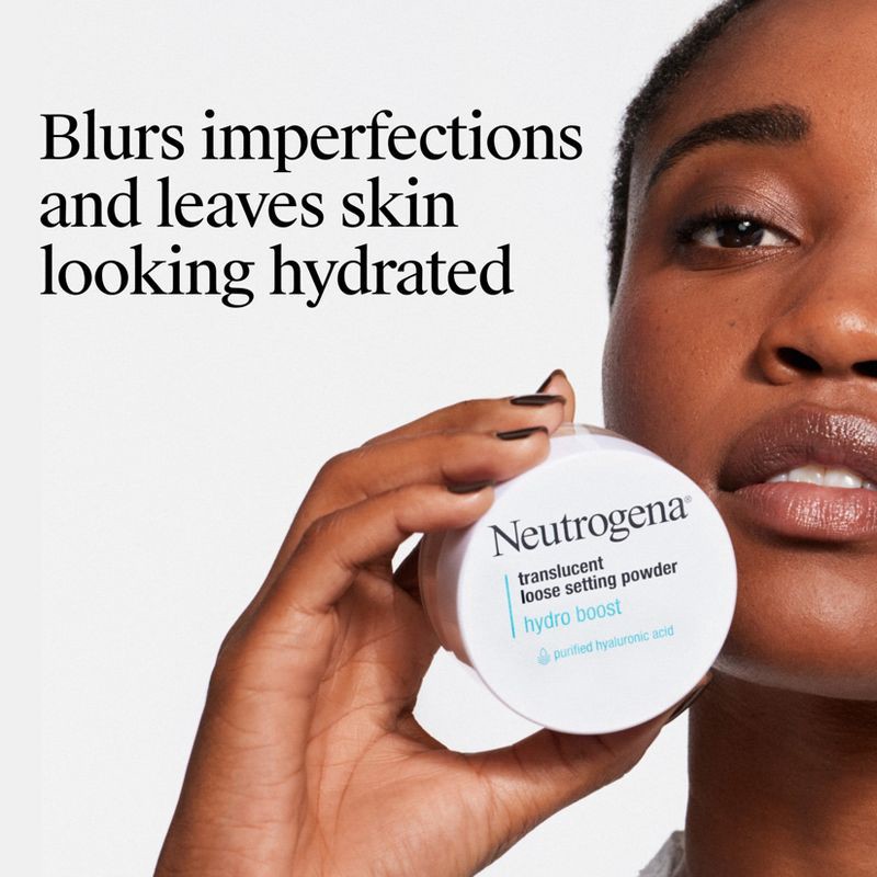 slide 3 of 6, Neutrogena Hydro Boost Hydrating Setting Powder - 0.45oz, 0.45 oz