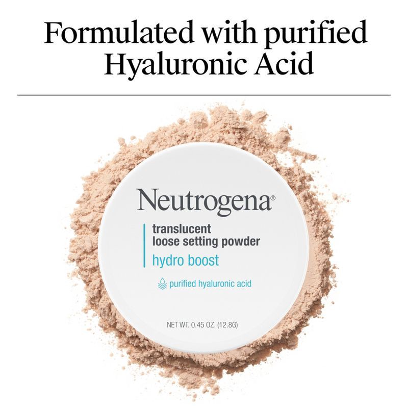 slide 4 of 6, Neutrogena Hydro Boost Hydrating Setting Powder - 0.45oz, 0.45 oz