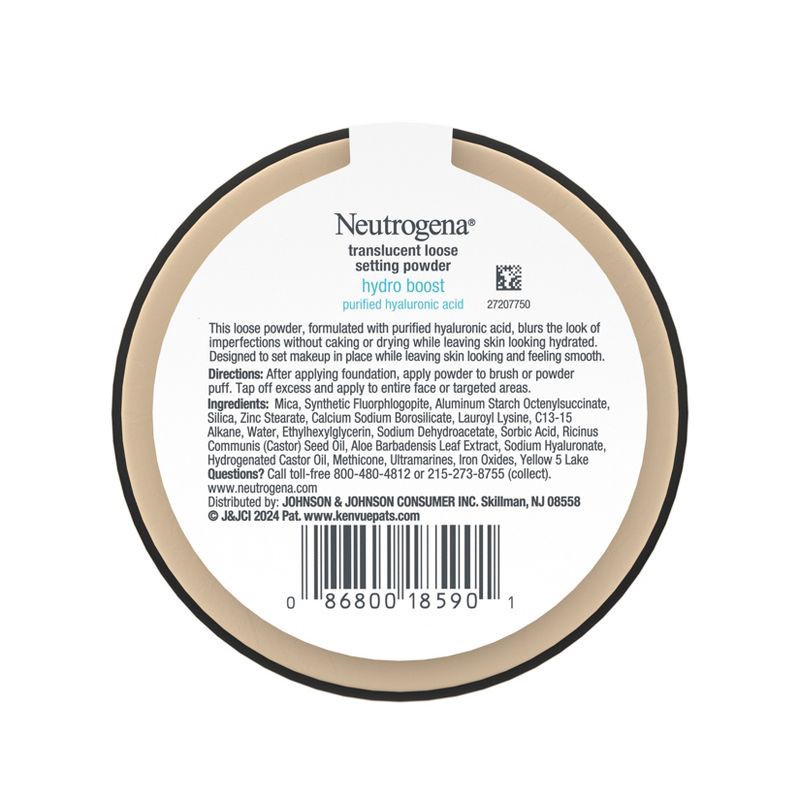 slide 6 of 6, Neutrogena Hydro Boost Hydrating Setting Powder - 0.45oz, 0.45 oz