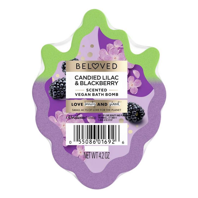 slide 1 of 6, Beloved Candied Lilac & Blackberry Bath Bomb - 4.2oz, 4.2 oz