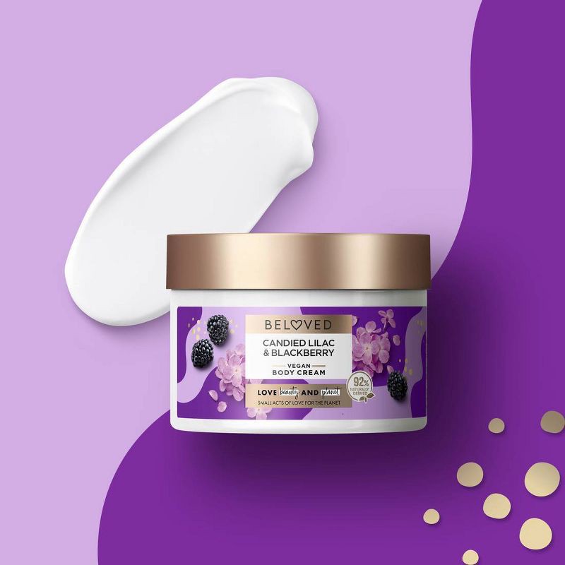 slide 6 of 6, Beloved Candied Lilac & Blackberry Body Cream - 10oz, 10 oz