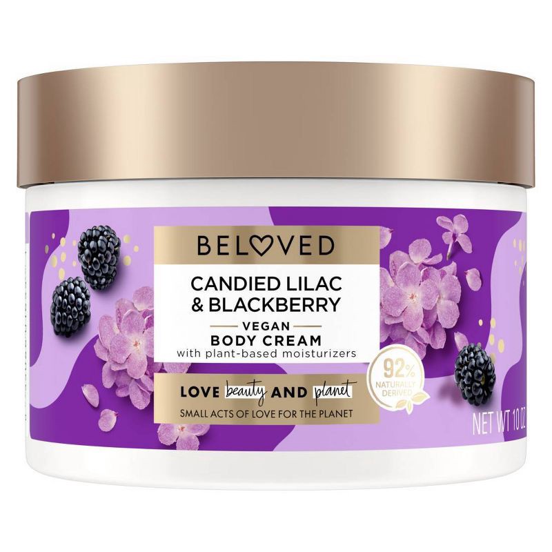 slide 1 of 6, Beloved Candied Lilac & Blackberry Body Cream - 10oz, 10 oz