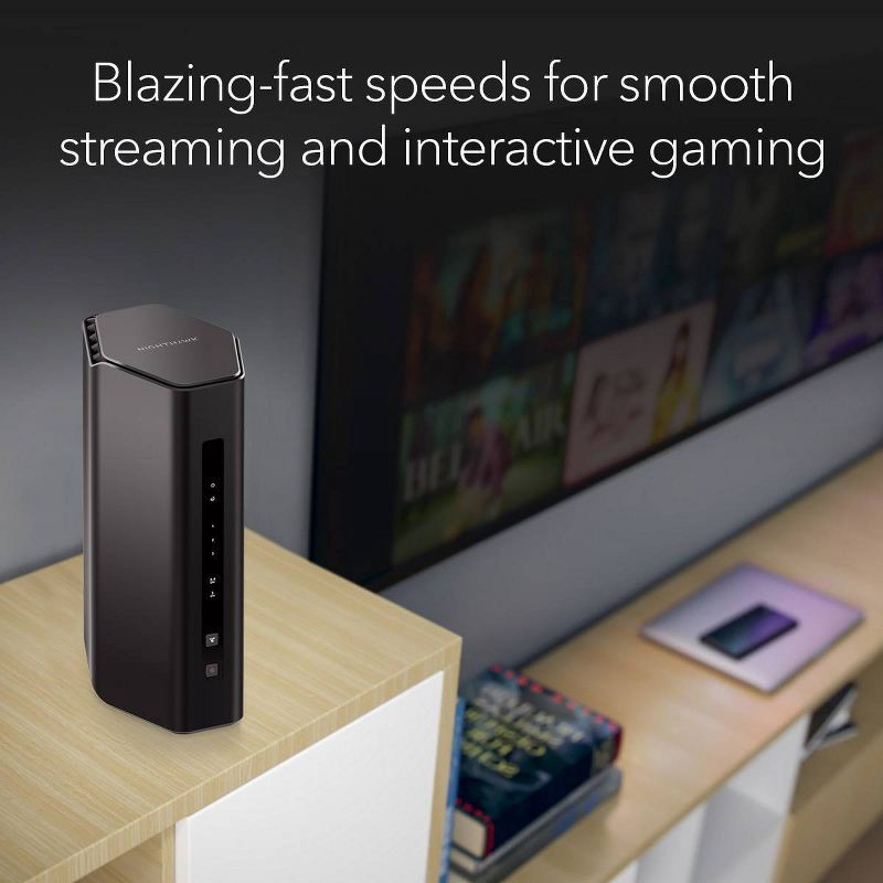 slide 8 of 9, Netgear RS150 BE5000 WiFi 7 Router: Dual Band, Gigabit Ethernet, Parental Controls, 1 ct