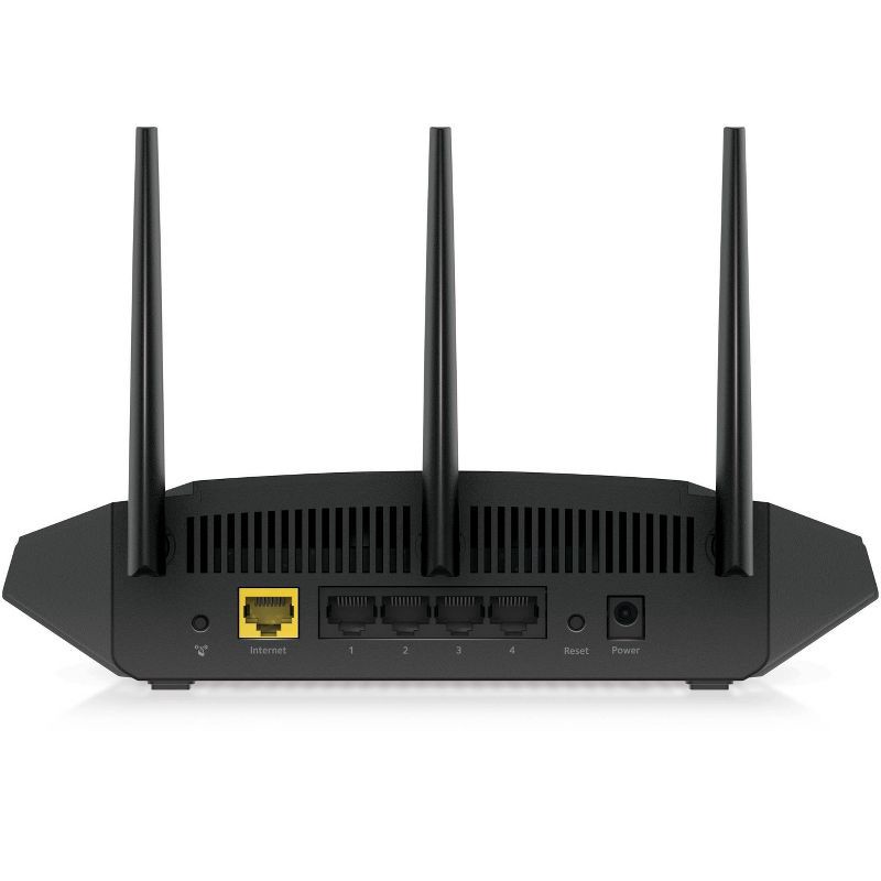 slide 2 of 3, Netgear AX3000 WiFi 6 Router: Dual Band, Ethernet, 2.4/5 GHz, Includes Power Adapter, 1 ct