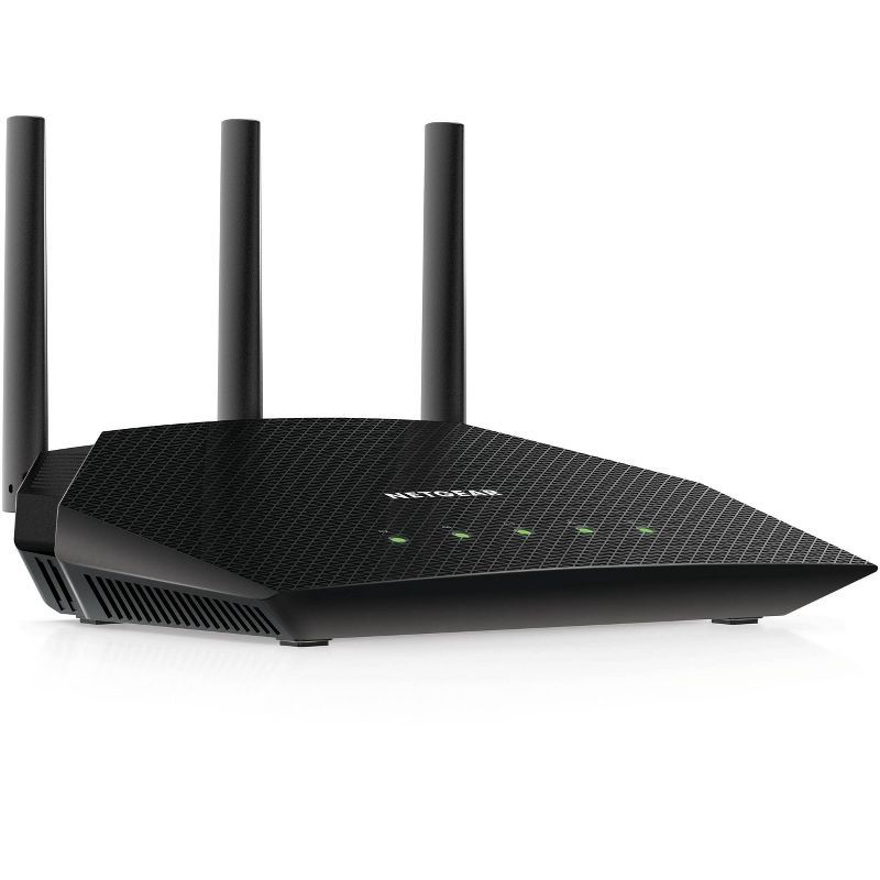 slide 3 of 3, Netgear AX3000 WiFi 6 Router: Dual Band, Ethernet, 2.4/5 GHz, Includes Power Adapter, 1 ct