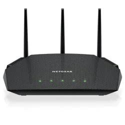 Netgear AX3000 WiFi 6 Router: Dual Band, Ethernet, 2.4/5 GHz, Includes Power Adapter