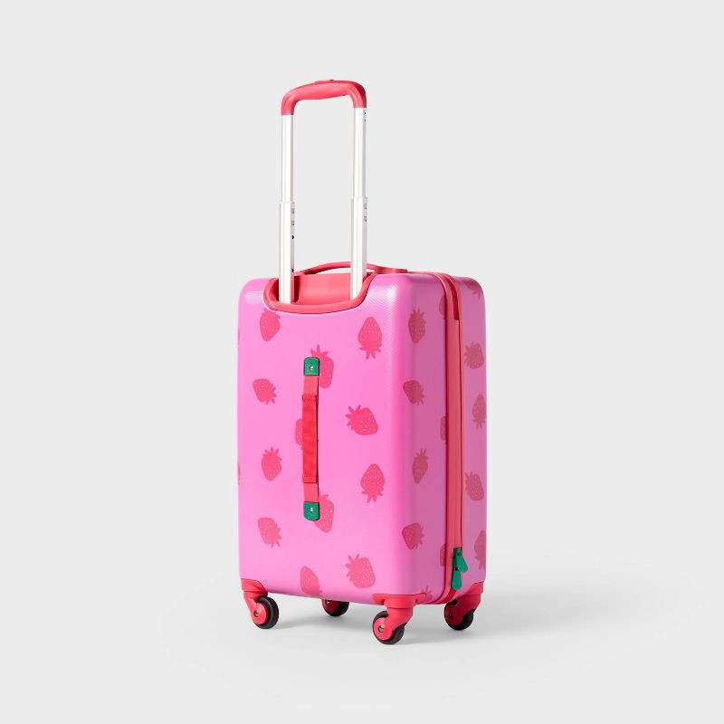 slide 4 of 4, Kids' Hardside Carry On Spinner Suitcase Strawberry - Cat & Jack™️, 1 ct