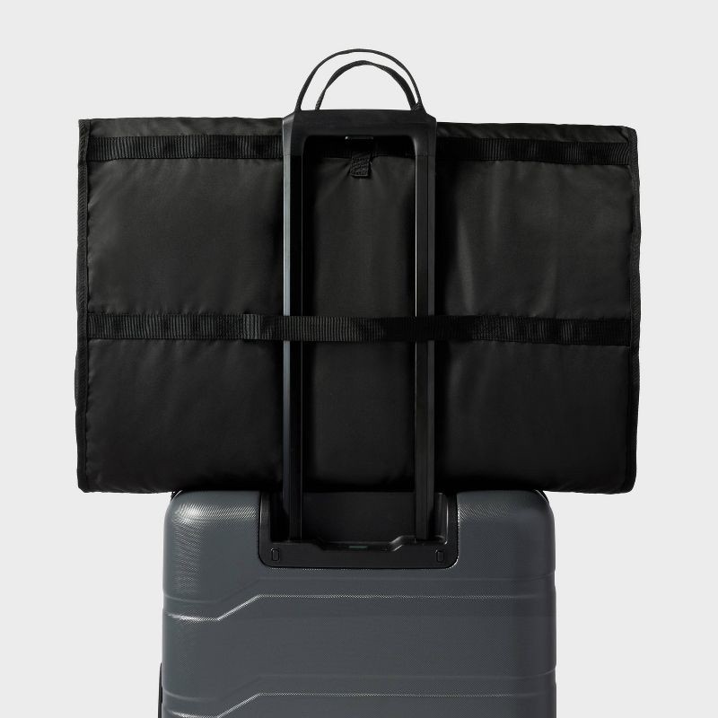 slide 3 of 4, Large Garment Bag Black - Open Story™️: Solid, Water-Resistant, Lightweight Luggage, 1 ct