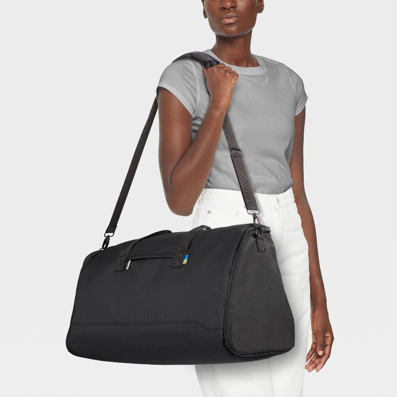 slide 2 of 6, Garment Duffel Bag Black - Open Story™️, 1 ct