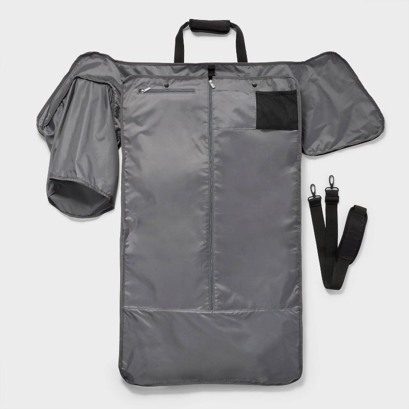slide 4 of 6, Garment Duffel Bag Black - Open Story™️, 1 ct